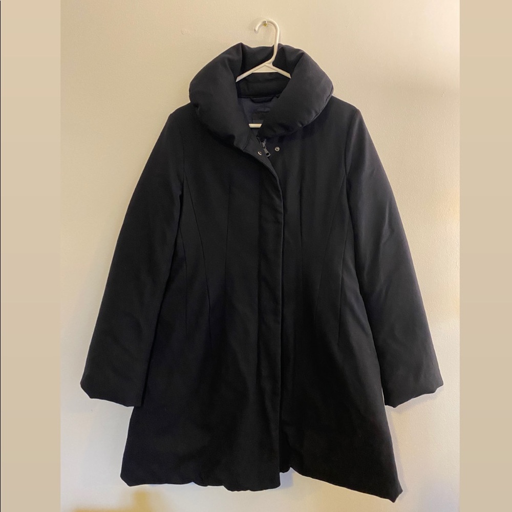 Uniqlo Women’s Navy Down Long Coat Size S